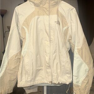 The North Face Women's Beige and Cream Ski Jacket